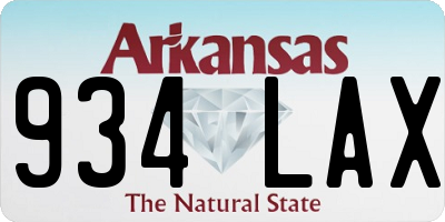 AR license plate 934LAX