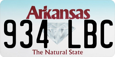 AR license plate 934LBC