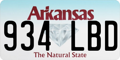 AR license plate 934LBD