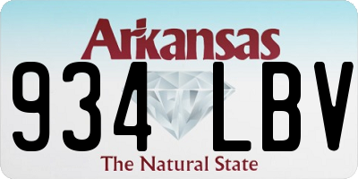 AR license plate 934LBV
