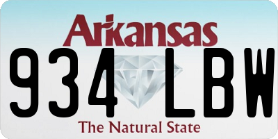 AR license plate 934LBW