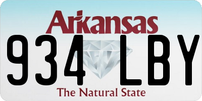 AR license plate 934LBY