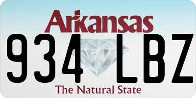 AR license plate 934LBZ