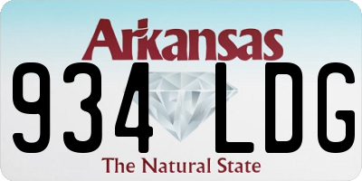 AR license plate 934LDG