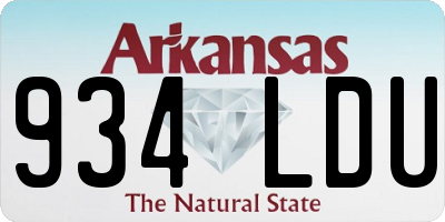 AR license plate 934LDU