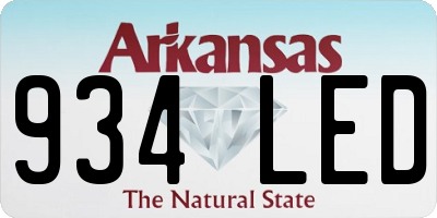 AR license plate 934LED