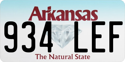 AR license plate 934LEF