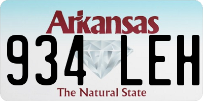 AR license plate 934LEH