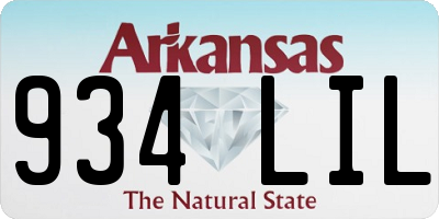 AR license plate 934LIL