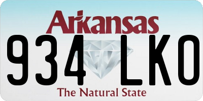 AR license plate 934LKO