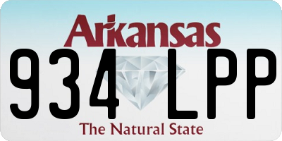 AR license plate 934LPP