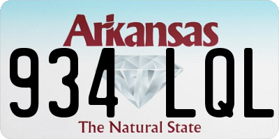 AR license plate 934LQL