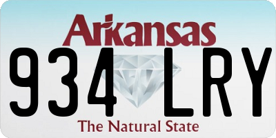 AR license plate 934LRY
