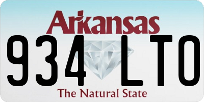 AR license plate 934LTO