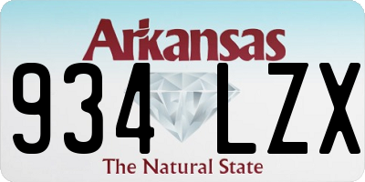 AR license plate 934LZX