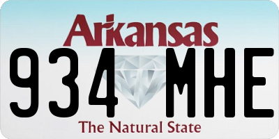 AR license plate 934MHE