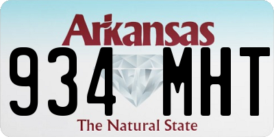 AR license plate 934MHT