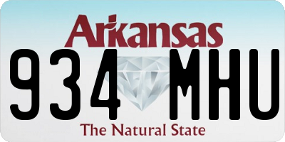 AR license plate 934MHU
