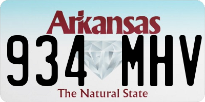 AR license plate 934MHV