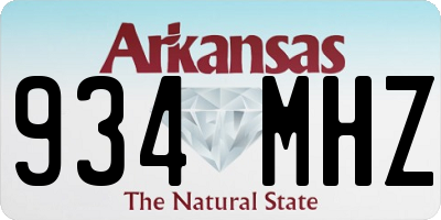 AR license plate 934MHZ