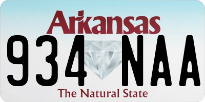 AR license plate 934NAA
