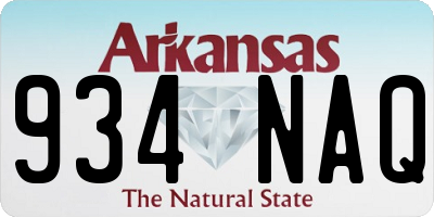 AR license plate 934NAQ