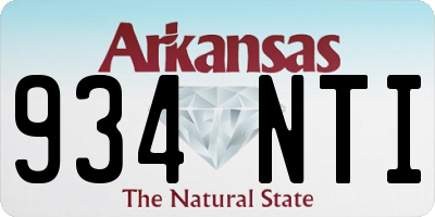AR license plate 934NTI