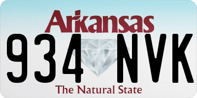 AR license plate 934NVK