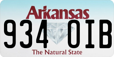 AR license plate 934OIB