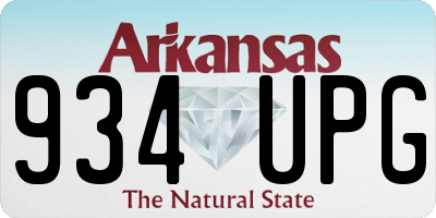 AR license plate 934UPG