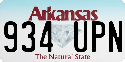 AR license plate 934UPN