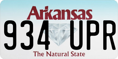 AR license plate 934UPR