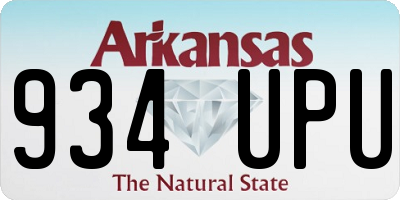 AR license plate 934UPU