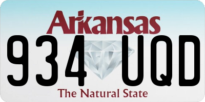 AR license plate 934UQD