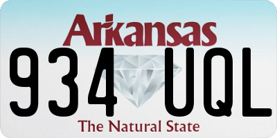 AR license plate 934UQL