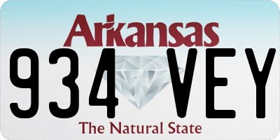 AR license plate 934VEY