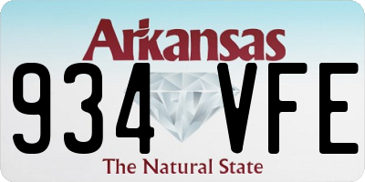 AR license plate 934VFE