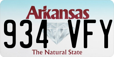 AR license plate 934VFY