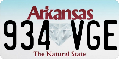 AR license plate 934VGE