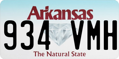 AR license plate 934VMH