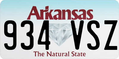 AR license plate 934VSZ