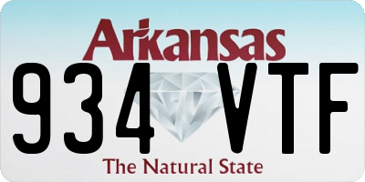 AR license plate 934VTF