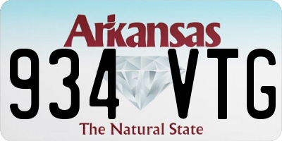 AR license plate 934VTG