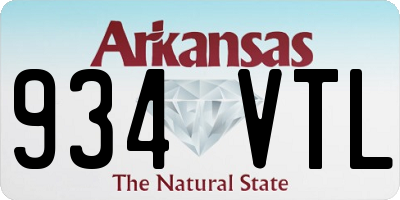 AR license plate 934VTL