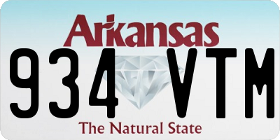 AR license plate 934VTM