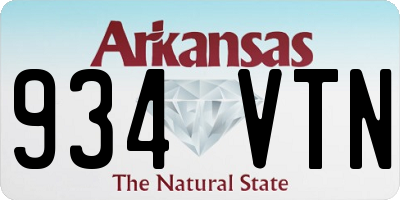 AR license plate 934VTN