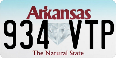 AR license plate 934VTP
