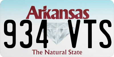AR license plate 934VTS