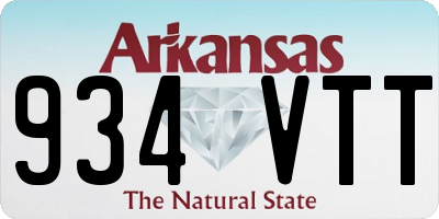 AR license plate 934VTT