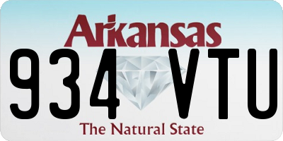 AR license plate 934VTU